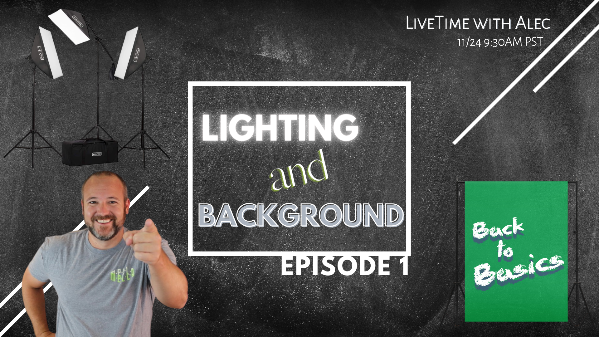 Back to Basics | Episode 1 Lighting and Background